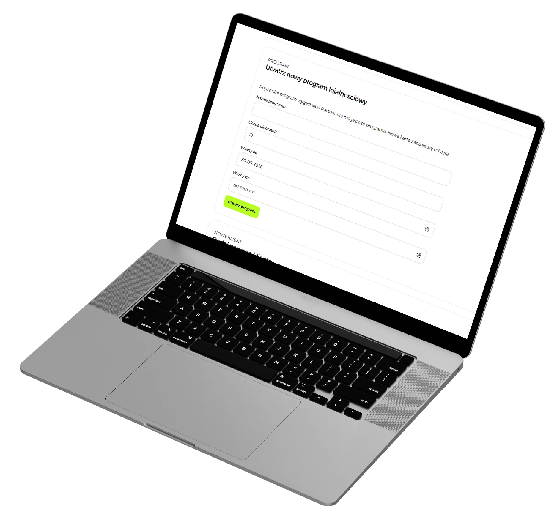 Panel partnera LoopCard